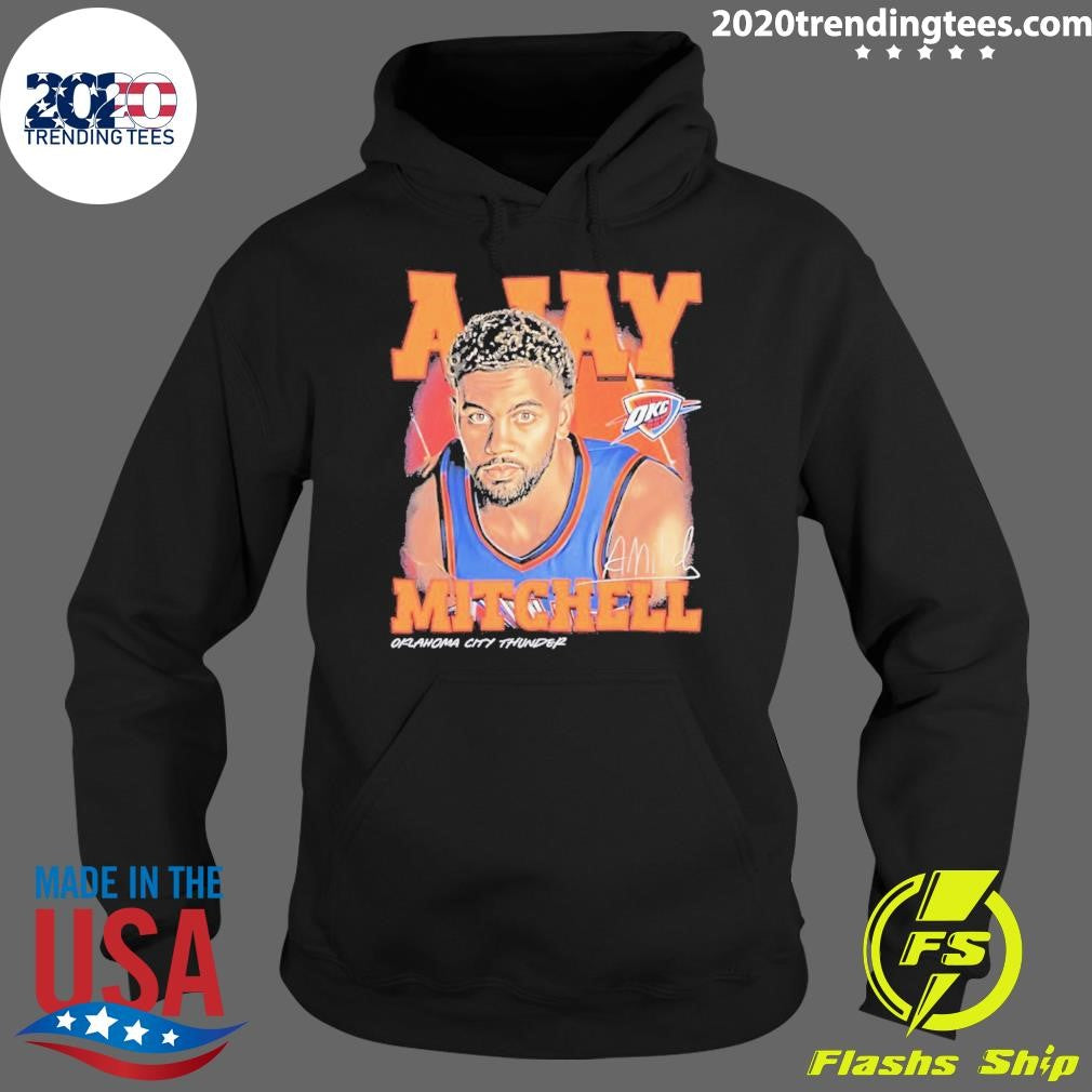 Ajay Mitchell Oklahoma City Thunder Signature Airbrush Shirt