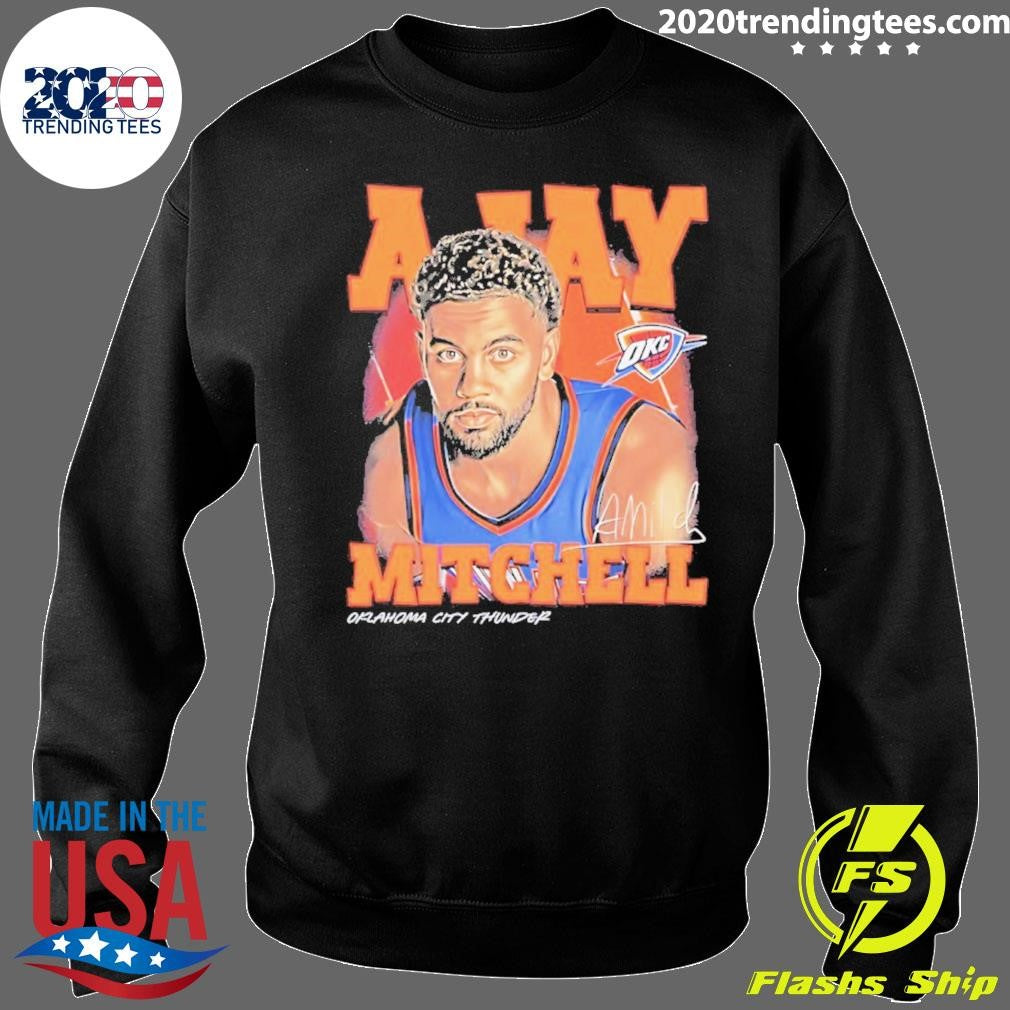 Ajay Mitchell Oklahoma City Thunder Signature Airbrush Shirt