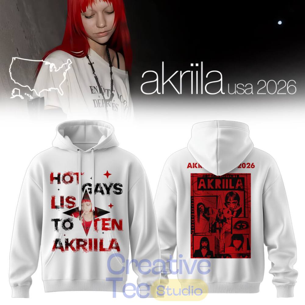 Akriila Tour USA 2026 Special Tee Hoodie