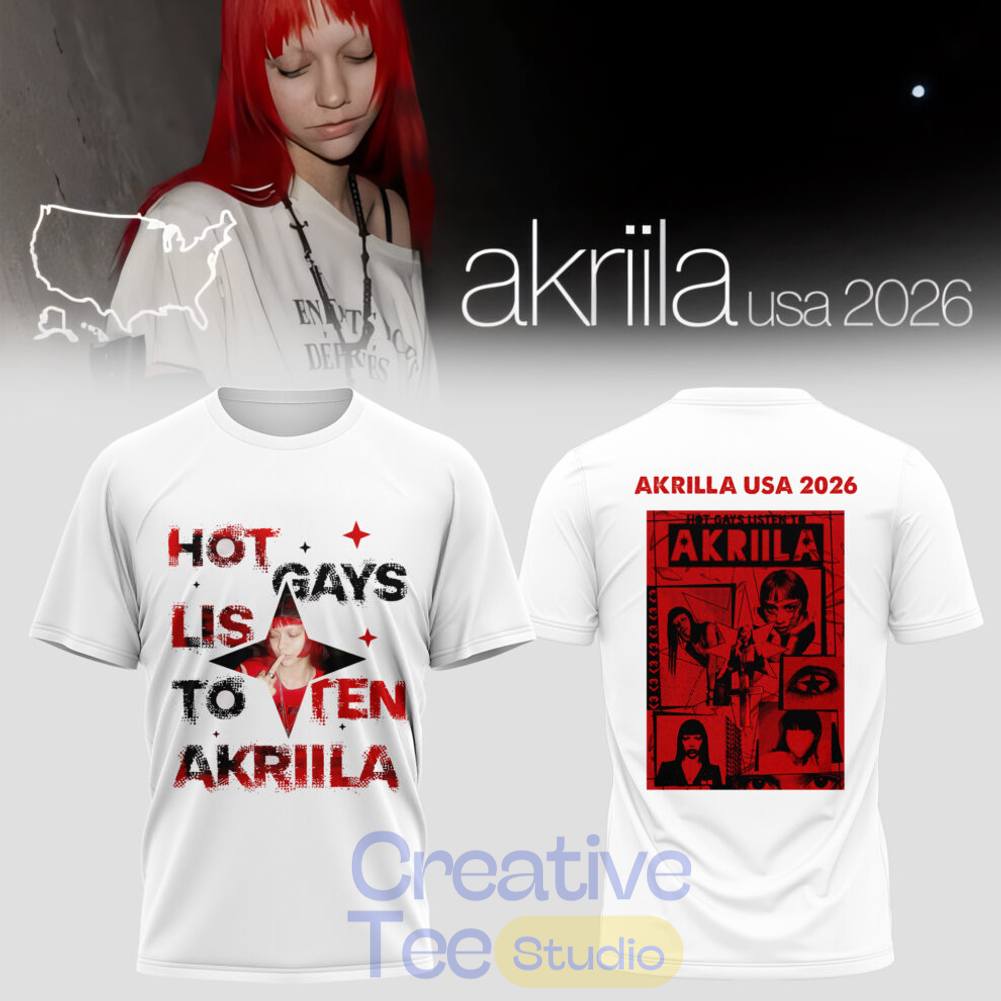 Akriila Tour USA 2026 Special Tee Hoodie