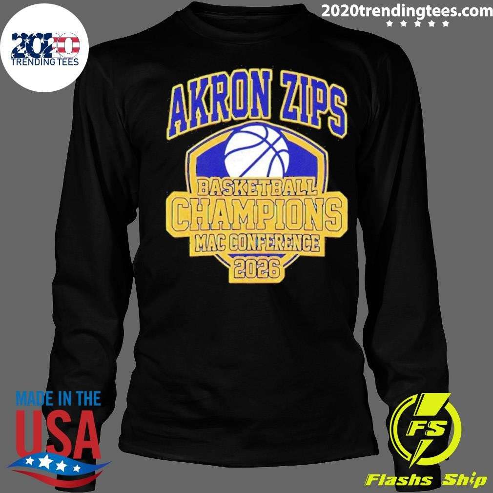 Akron Zips Basketball Champions Mac Conference 2026 Shirt