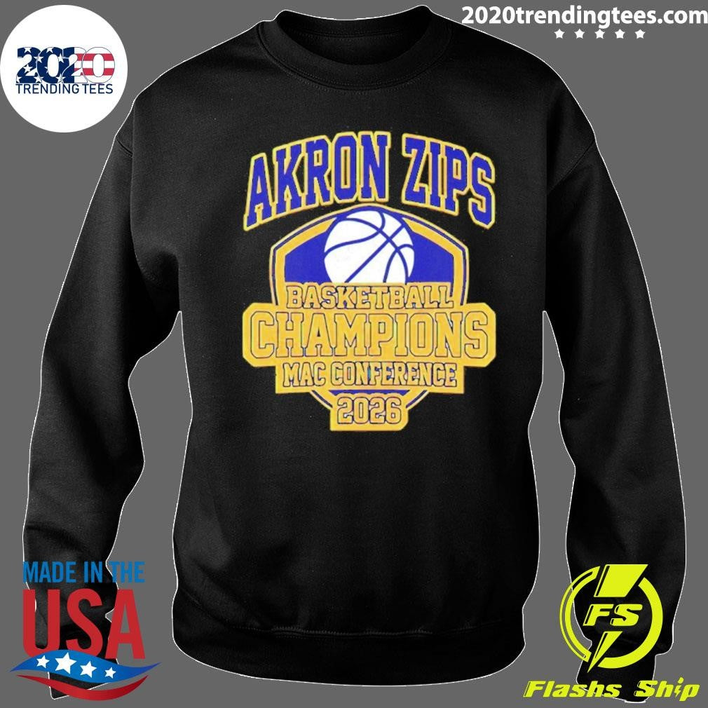 Akron Zips Basketball Champions Mac Conference 2026 Shirt