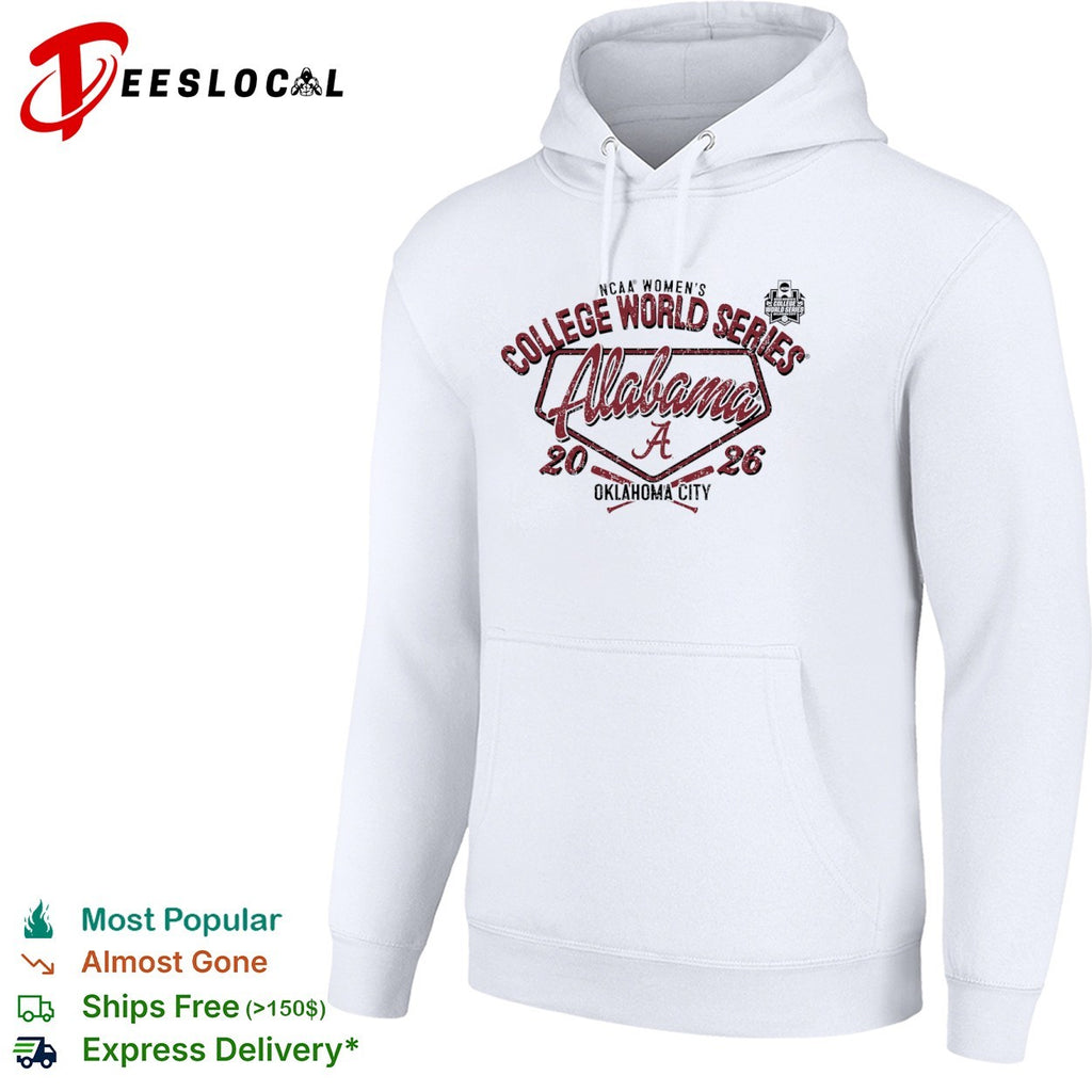 Alabama NCAA College World Series 2026 Oklahoma City Crimson Tide softball shirt