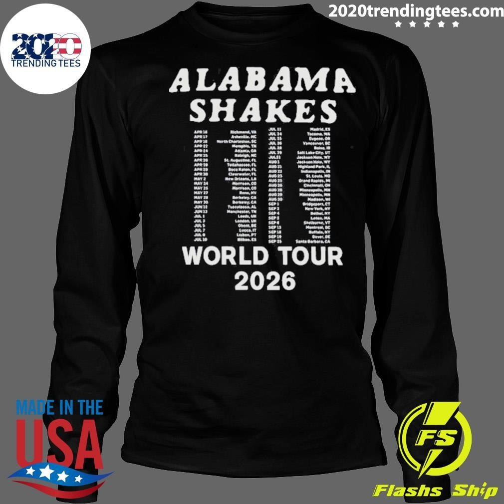 Alabama Shakes World Tour 2026 Shirt