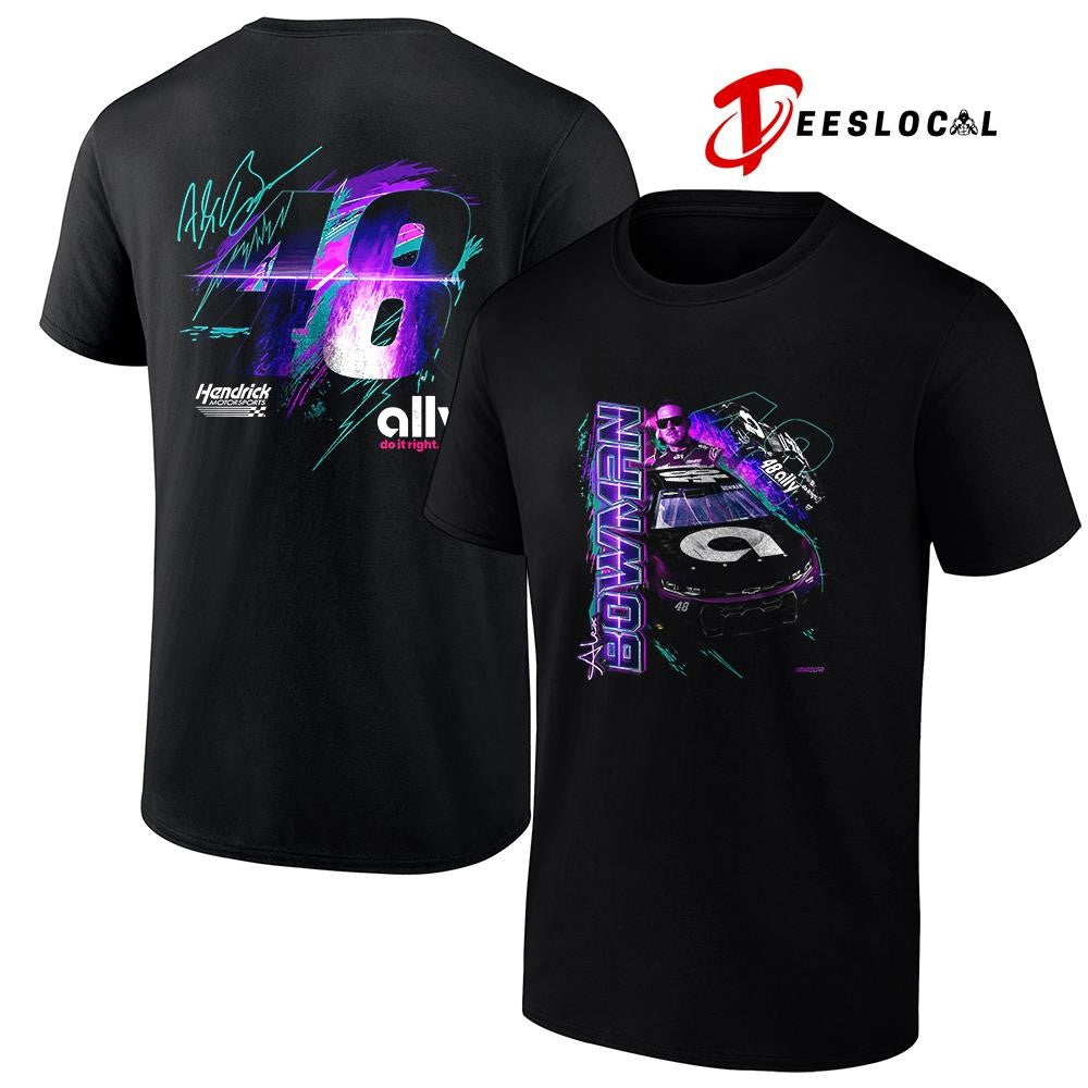 Alex Bowman Ally Flash do it right car racing signature shirt