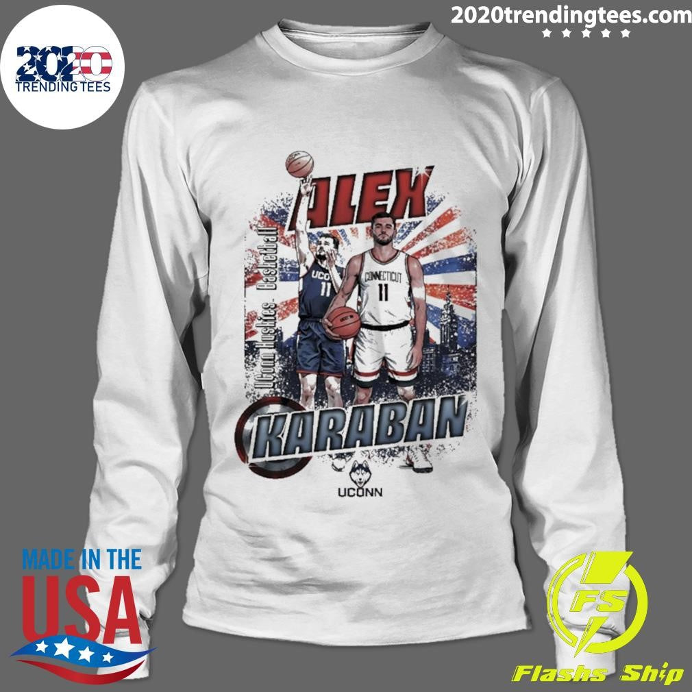 Alex Karaban Uconn Huskies Men’s Basketball Graphic Vintage Shirt