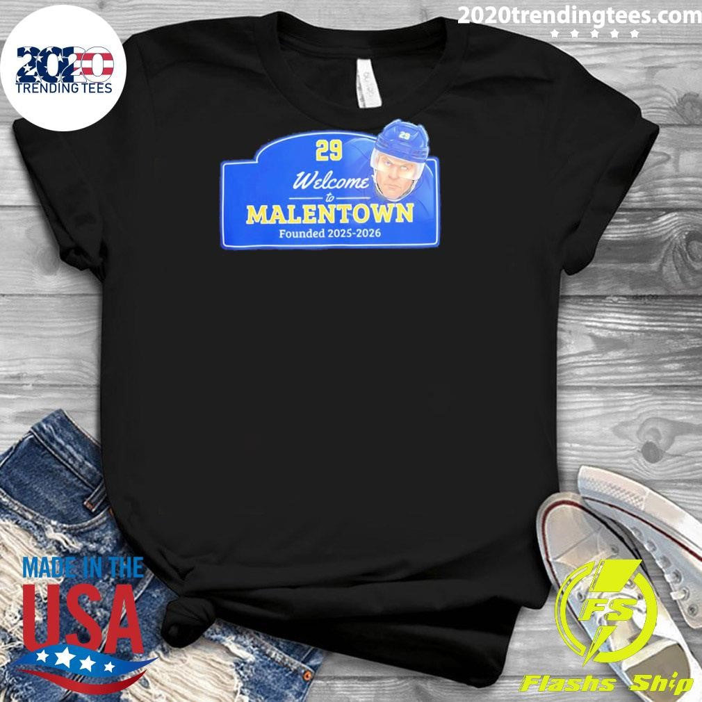 Alex Lyon Welcome To Malentown Founded 2025-2026 Shirt