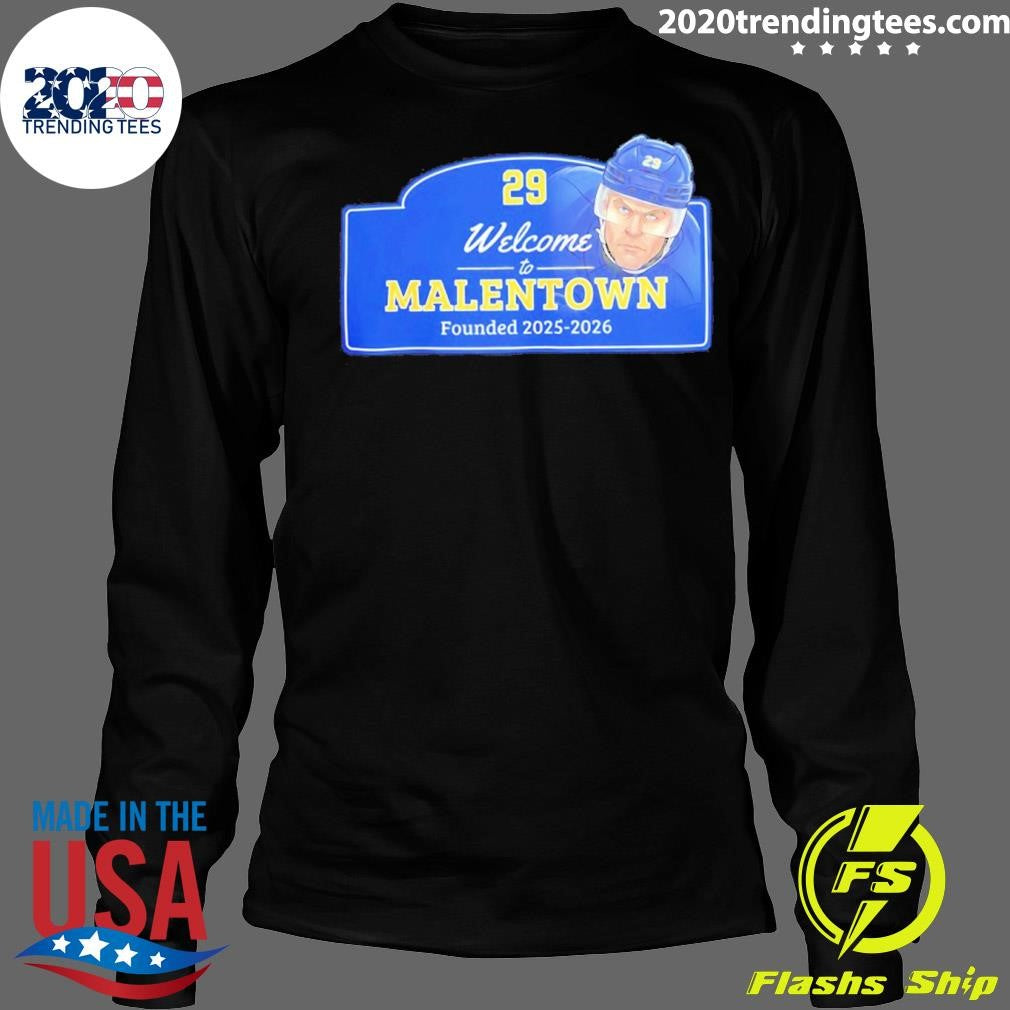 Alex Lyon Welcome To Malentown Founded 2025-2026 Shirt