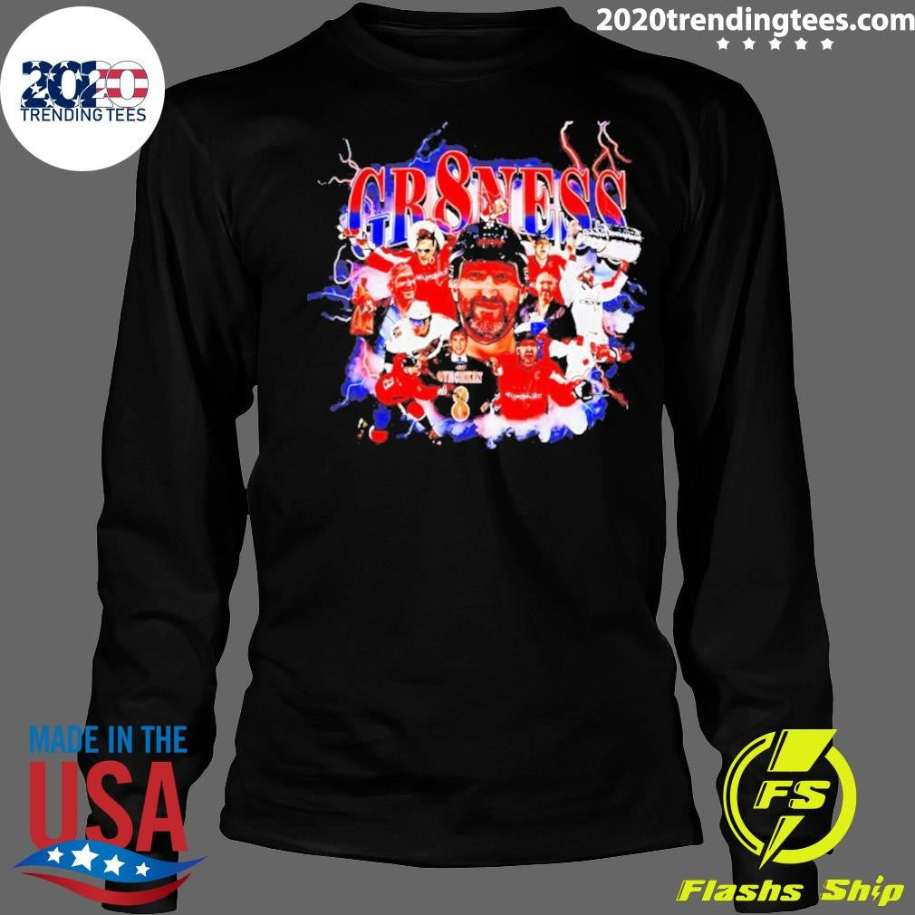 Alex Ovechkin Gr8ness Washington Capitals Collage Graphic Shirt