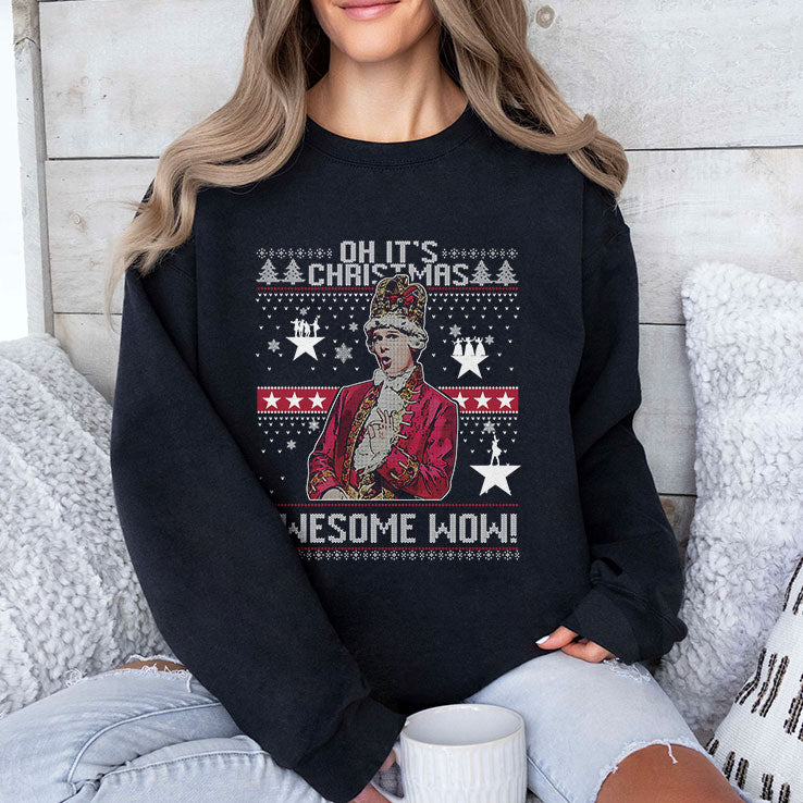 Alexander Hamilton Oh It’s Christmas Awesome Wow Shirt