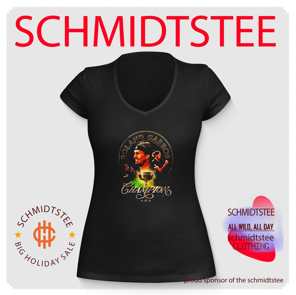 Alexander Zverev 2026 Roland-Garros Champions Shirt