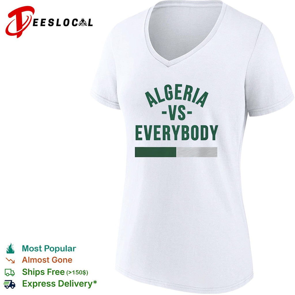 Algeria vs everybody flag soccer pride shirt