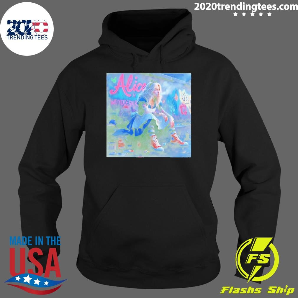 Alice In Wonderland Smoking Graphic Shirt