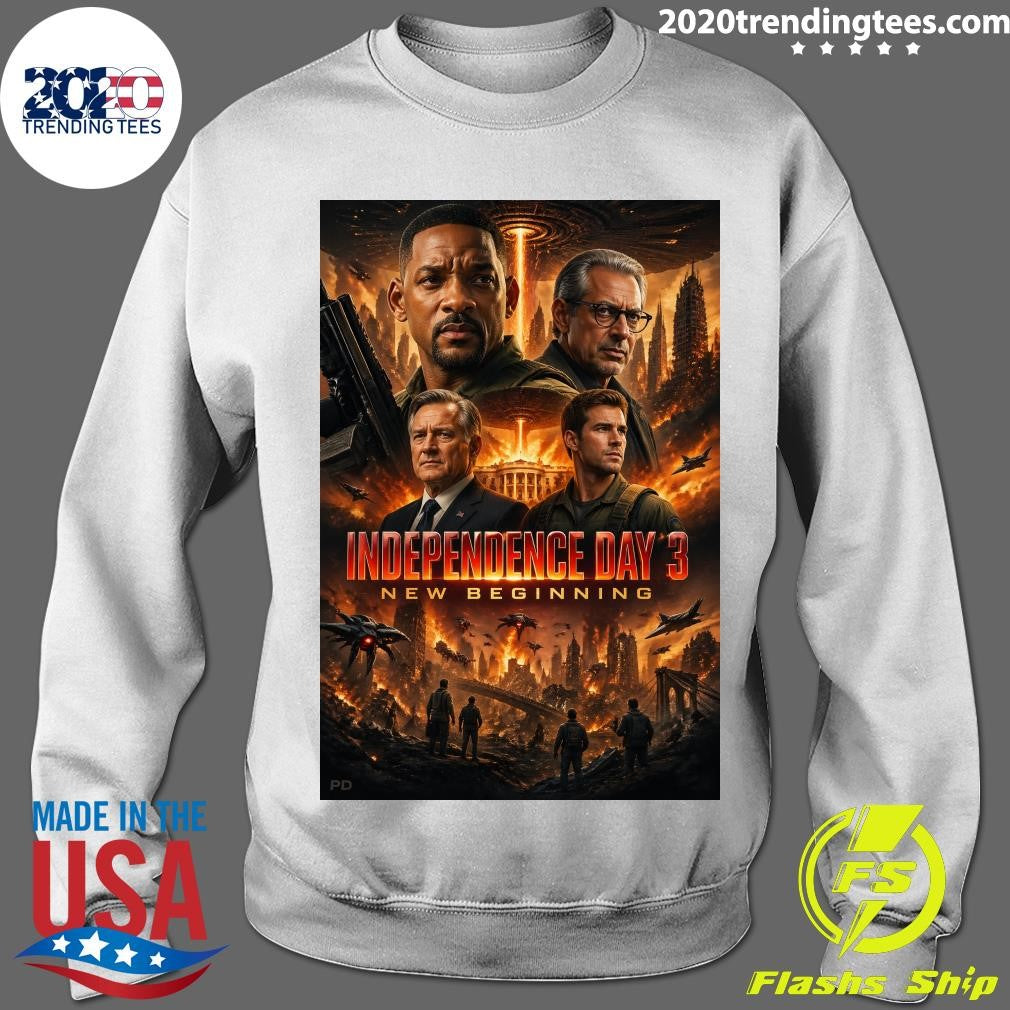 Alien Invasion Returns Independence Day 3 New Beginning Will Smith Is Back Saving The World Shirt
