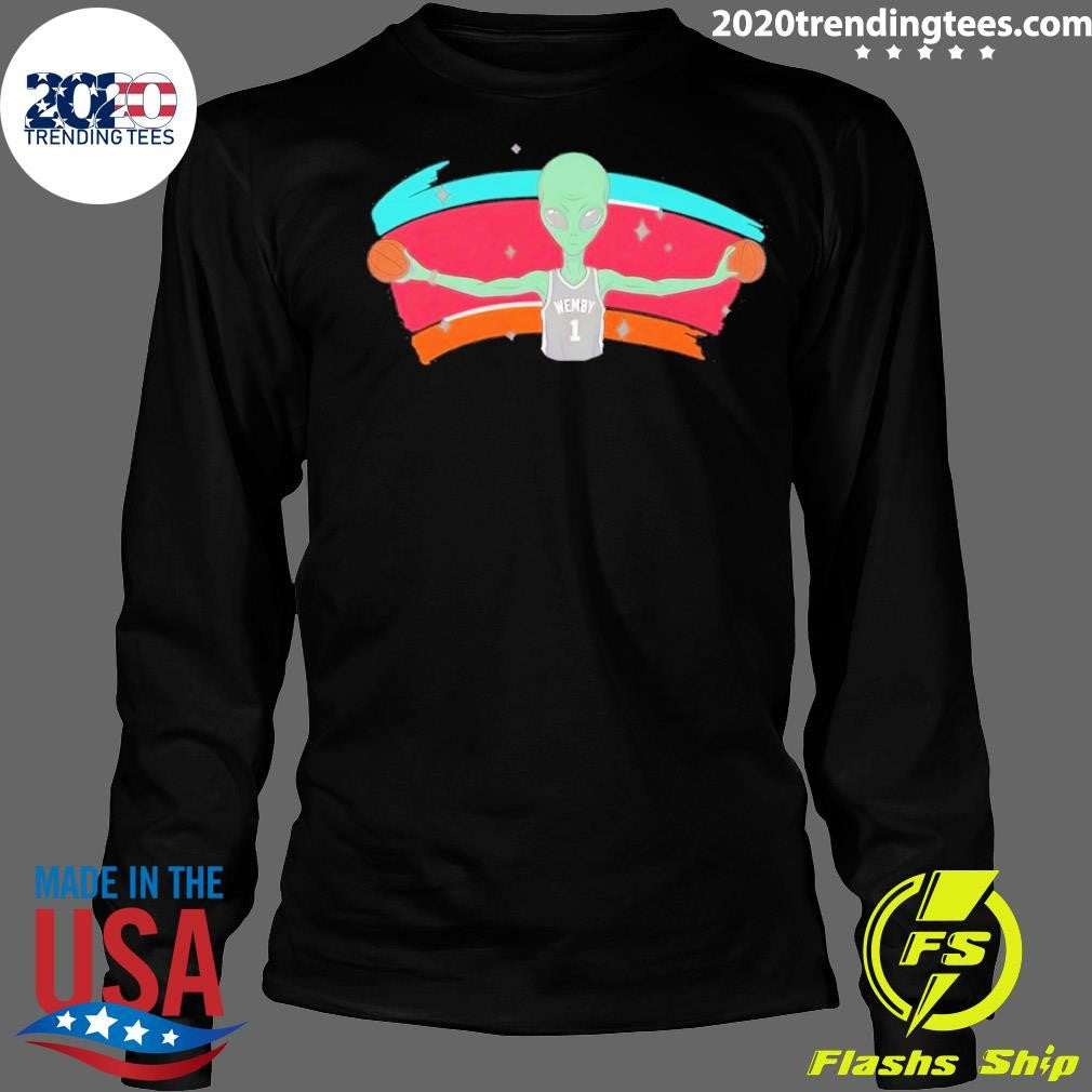 Alien X Victor Wembanyama San Antonio Spurs Basketball Nba 2026 Shirt