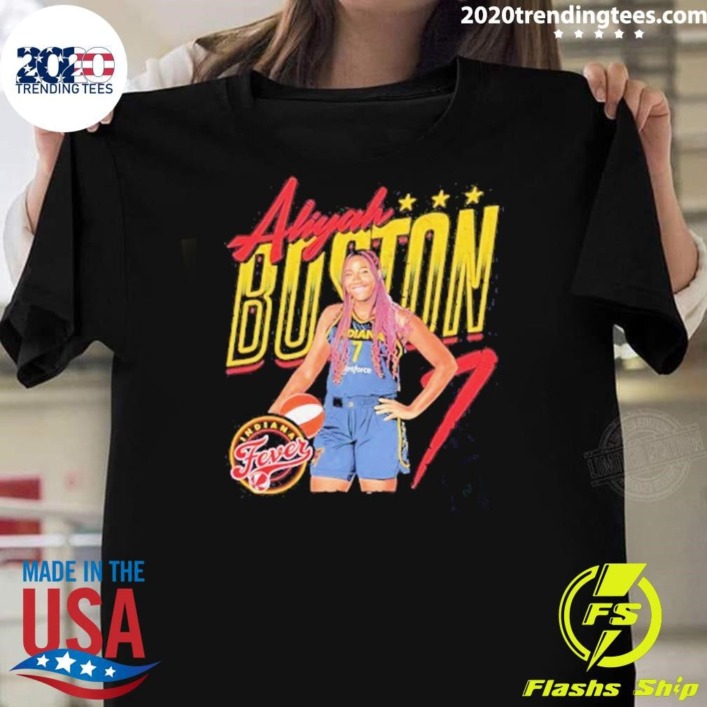 Aliyah Boston 7 Indiana Fever Wnba Player Pose Shirt