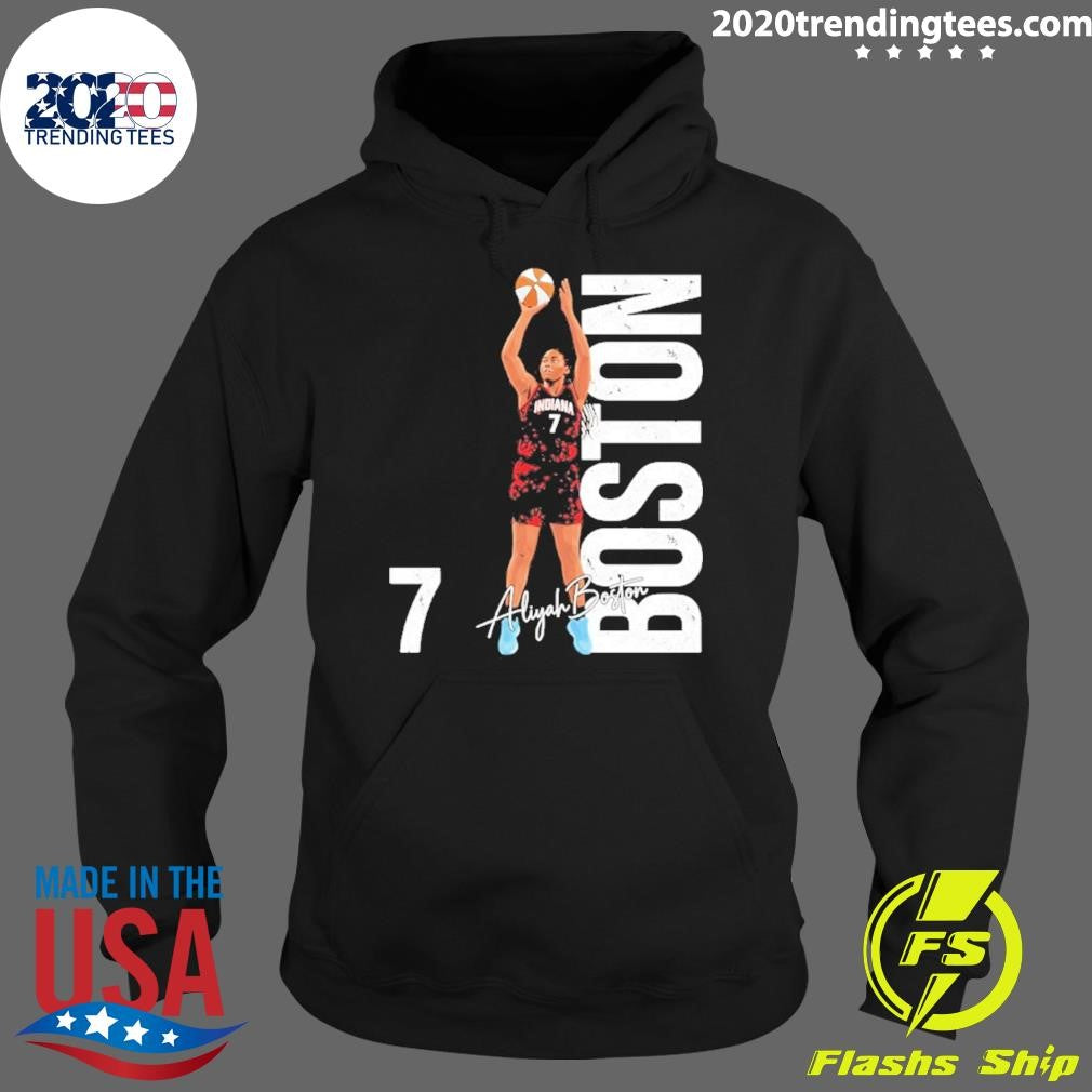 Aliyah Boston Indiana Fever Name And Number Signature Graphic Shirt