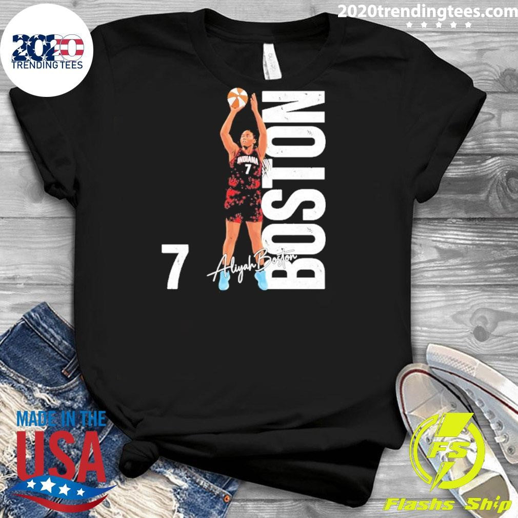 Aliyah Boston Indiana Fever Name And Number Signature Graphic Shirt