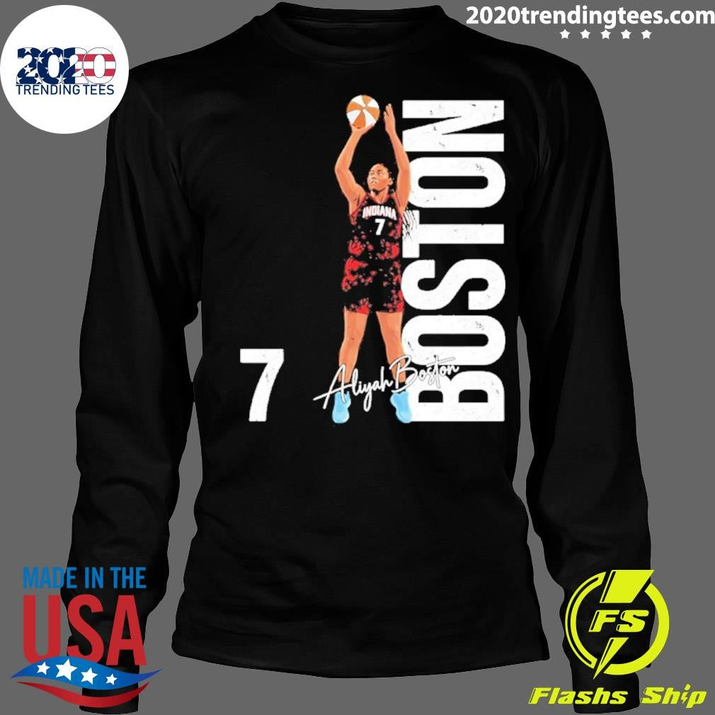 Aliyah Boston Indiana Fever Name And Number Signature Graphic Shirt