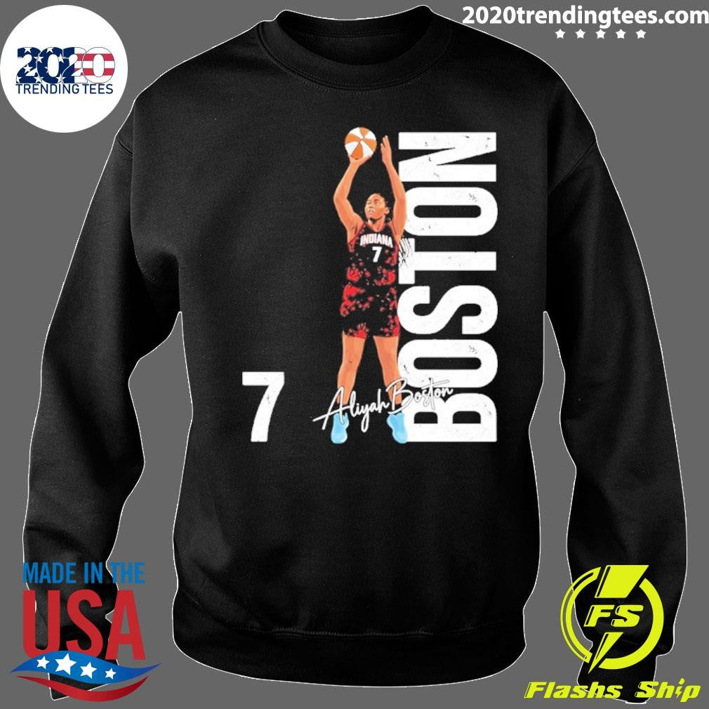 Aliyah Boston Indiana Fever Name And Number Signature Graphic Shirt
