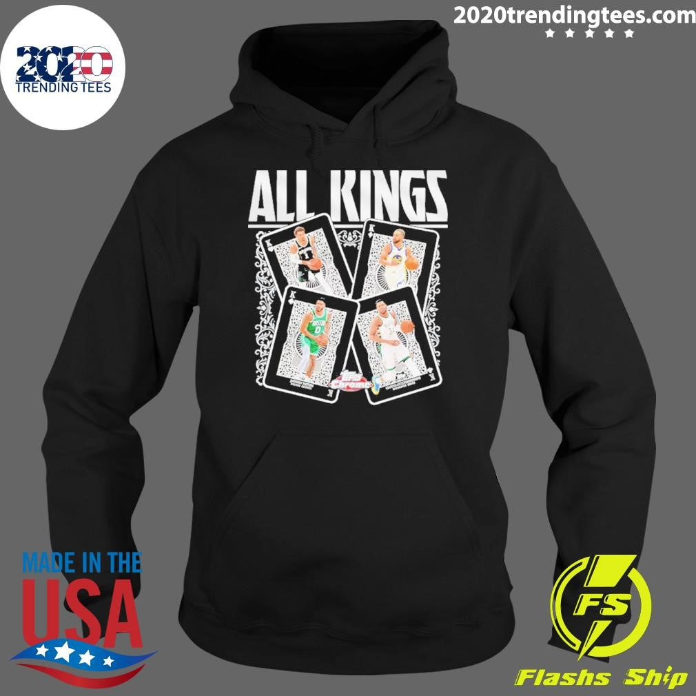 All Kings Topps Chrome Victor Wembanyama Stephen Curry Jayson Tatum And Giannis Antetokounmpo Shirt