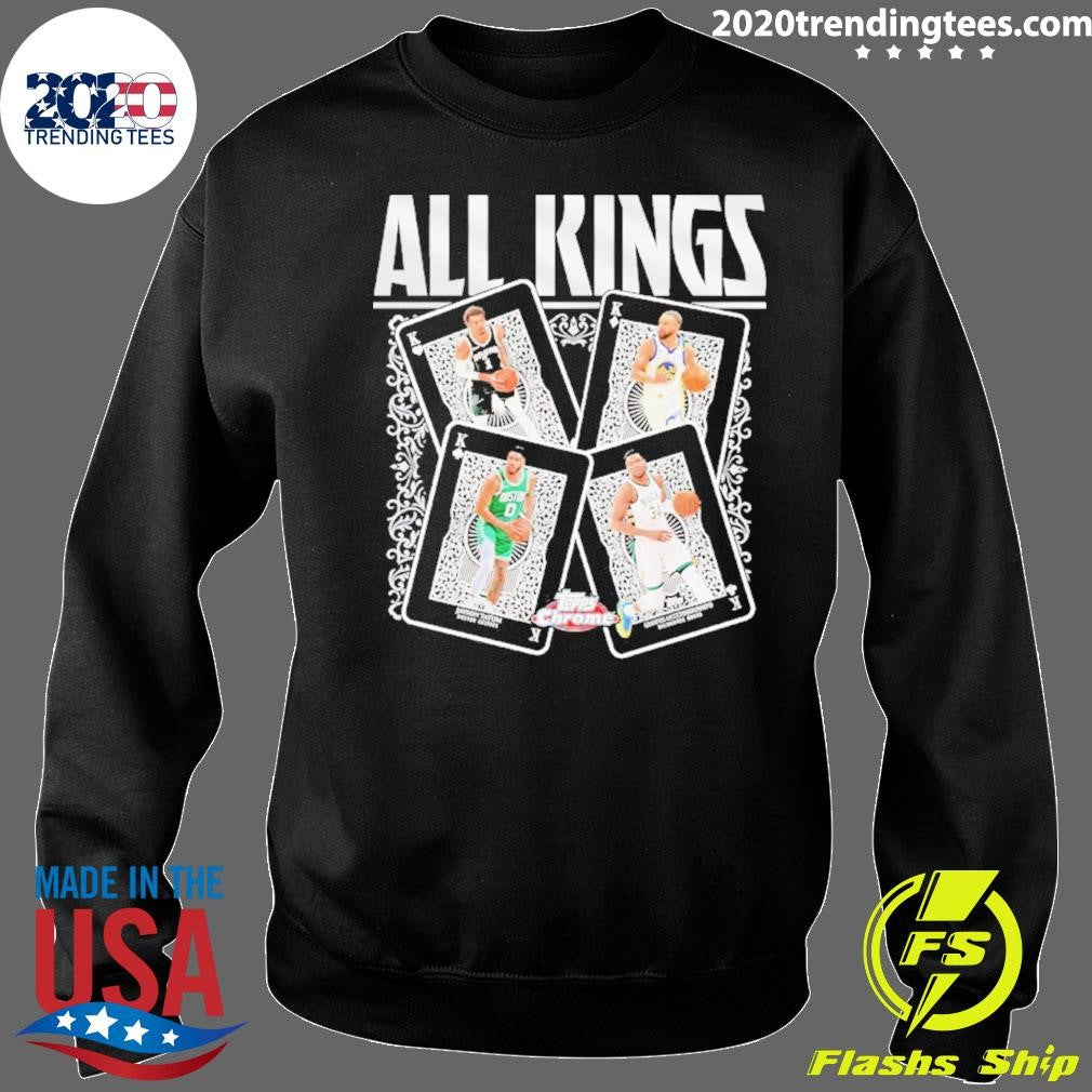 All Kings Topps Chrome Victor Wembanyama Stephen Curry Jayson Tatum And Giannis Antetokounmpo Shirt