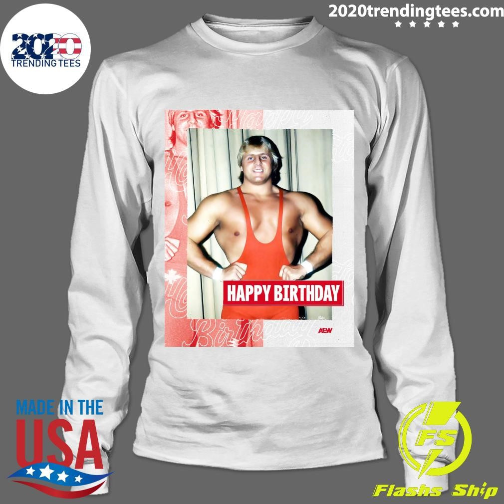 All Of US At AEW Are Remembering The Late Great Owen Hart On His 61st Birthday Shirt
