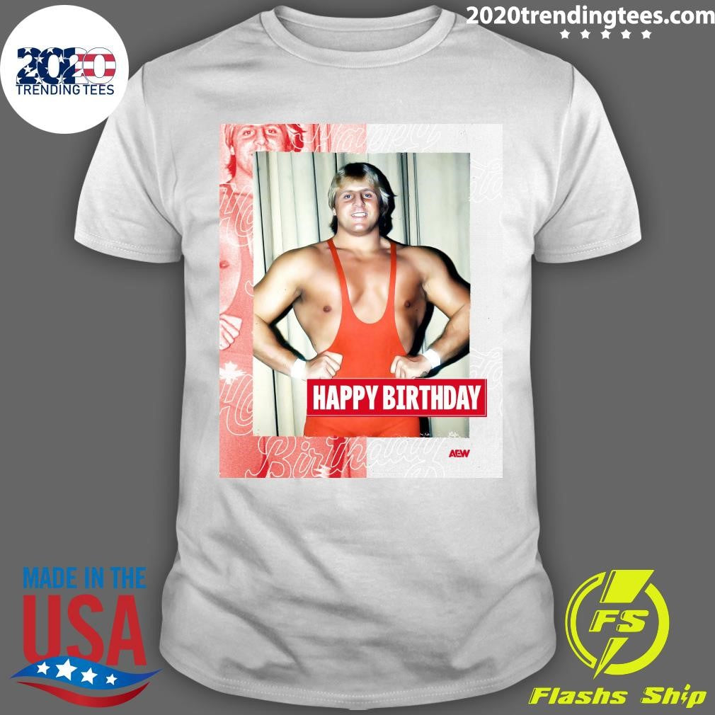 All Of US At AEW Are Remembering The Late Great Owen Hart On His 61st Birthday Shirt