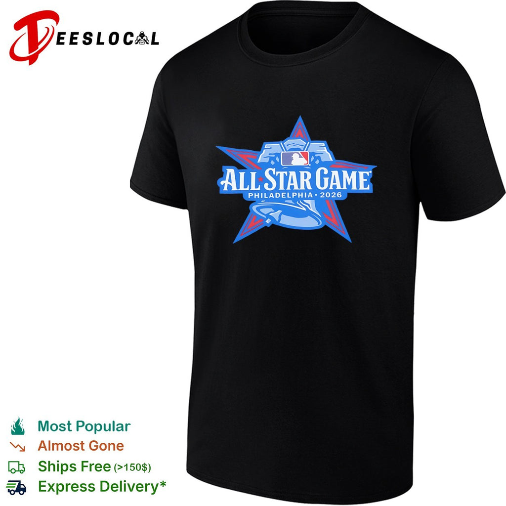 All Star Game Philadelphia 2026 MLB Logo Liberty Bell Baseball shirt