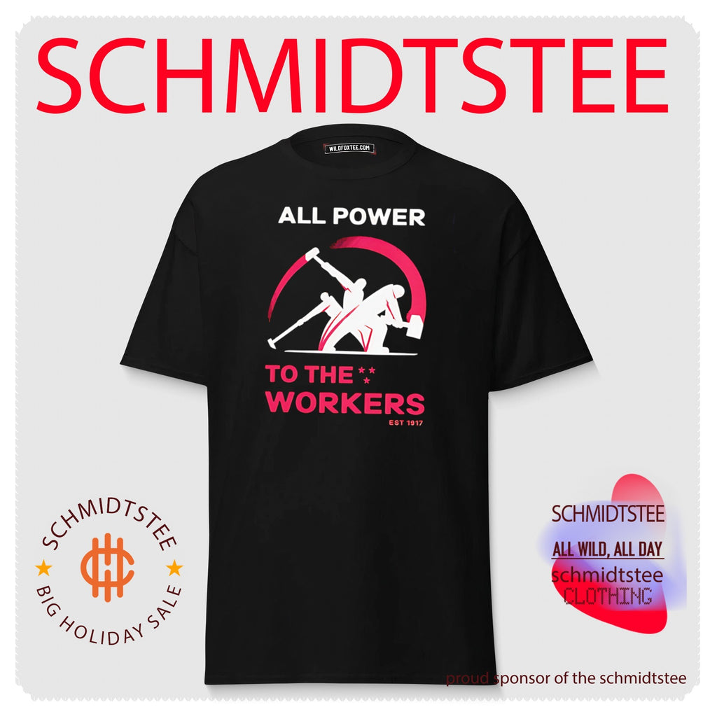 All power to the workers illustration shirt