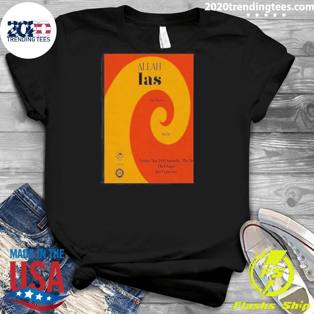 Allah-las + Sam Blasucci San Francisco, Ca May 29 2026 Poster Shirt