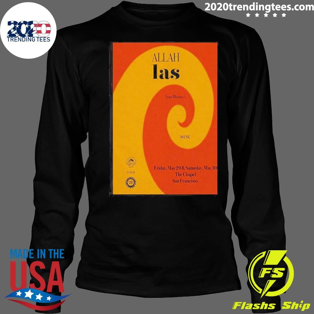 Allah-las + Sam Blasucci San Francisco, Ca May 29 2026 Poster Shirt