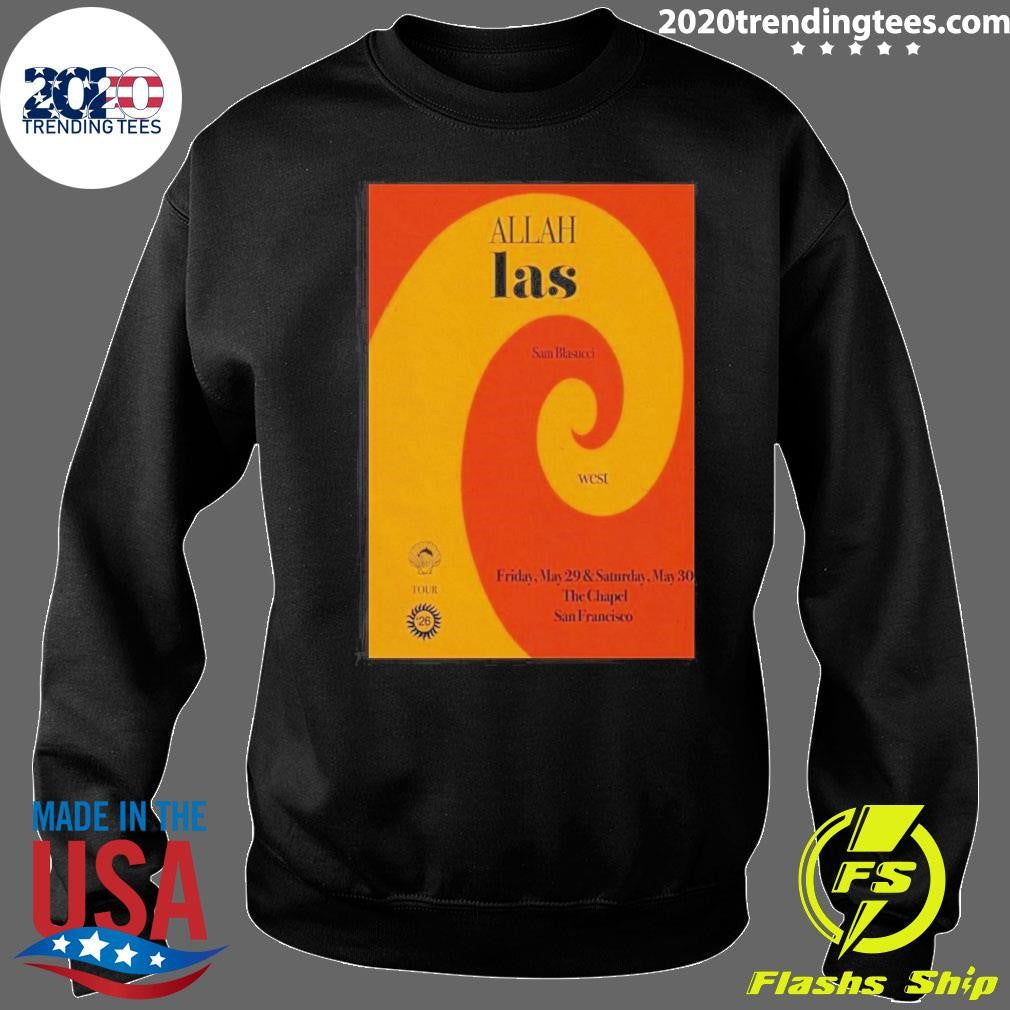 Allah-las + Sam Blasucci San Francisco, Ca May 29 2026 Poster Shirt