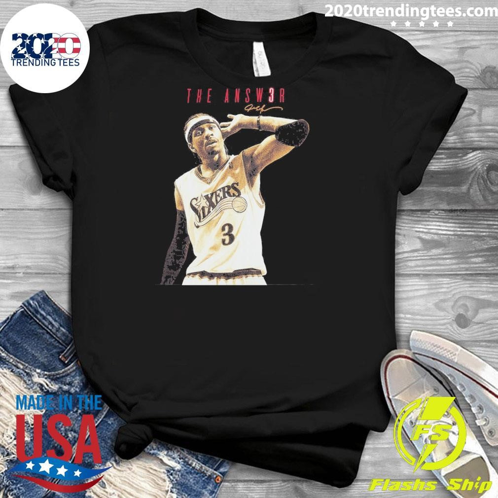 Allen Iverson Philadelphia 76ers Mitchell & Ness The Answer 2026 Shirt