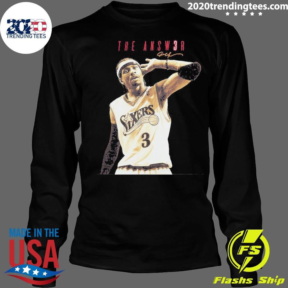 Allen Iverson Philadelphia 76ers Mitchell & Ness The Answer 2026 Shirt