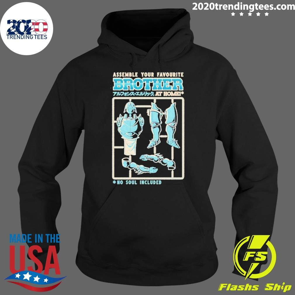 Alphonse Elric Assemble Your Favourute Brother At Home No Soul Included Shirt