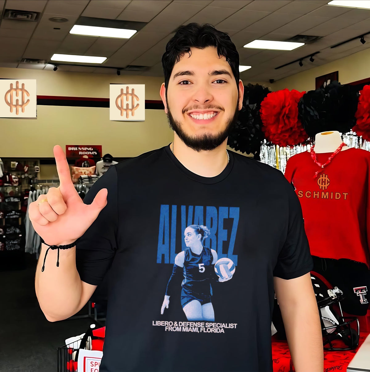 Amaris Alvarez Libero and Defense Specialist from Miami Florida shirt