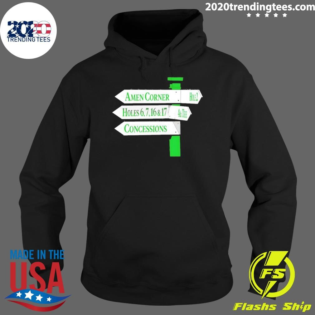 Amen Corner Hole 2 Holes 6 7 16 And 17 4th Concessions Shirt