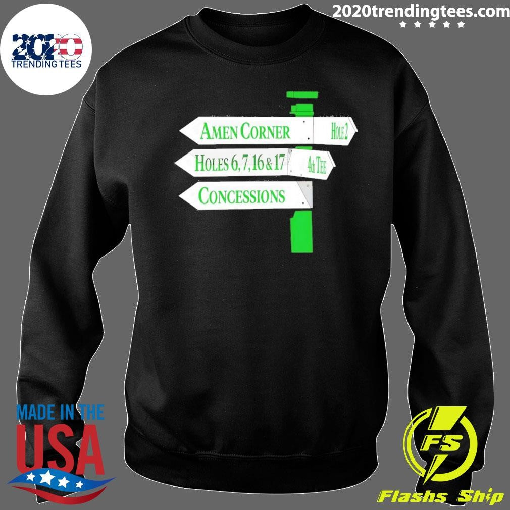 Amen Corner Hole 2 Holes 6 7 16 And 17 4th Concessions Shirt