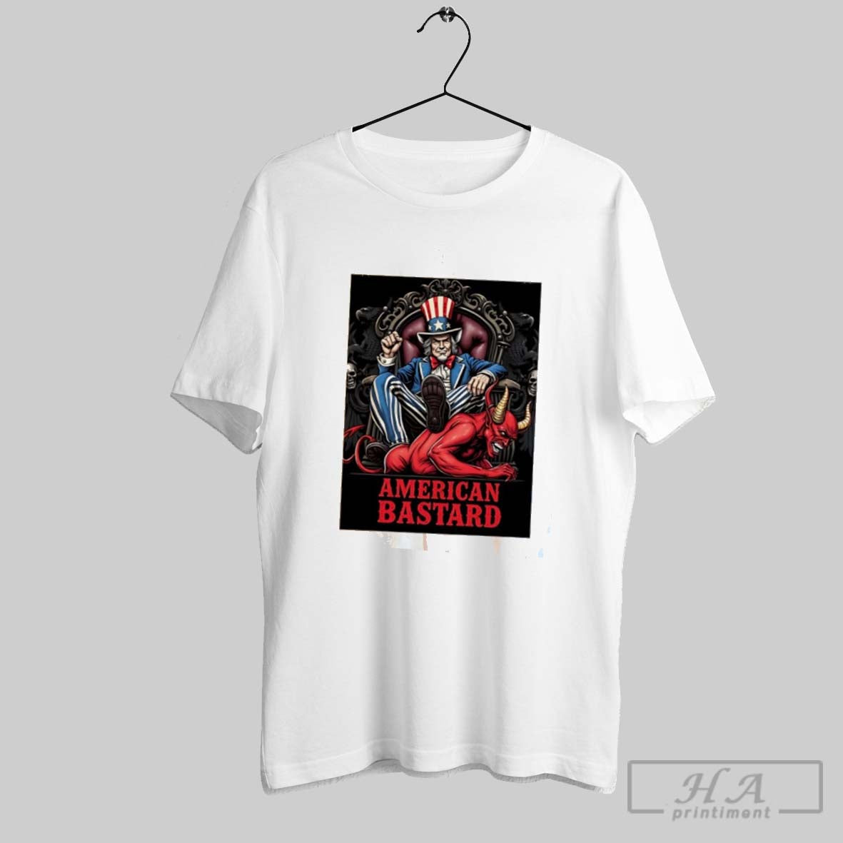 American Bastard Uncle Sam Vs Devil Team Liberty