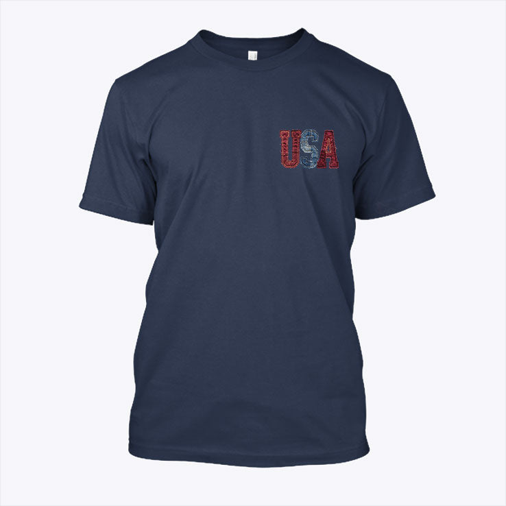 American Eagle USA 250 Years Patriotic T Shirt