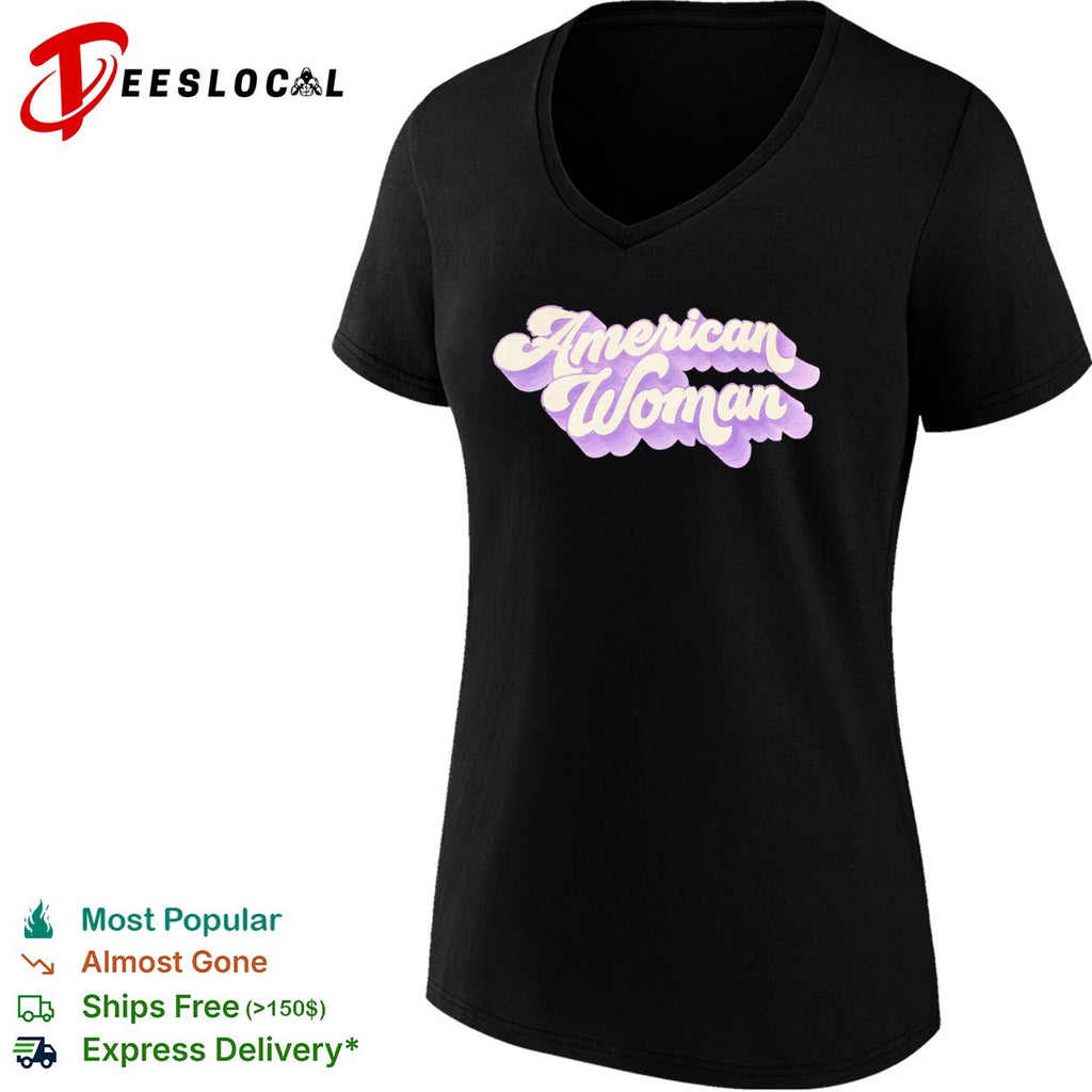 American Woman Retro 1970s Music Rock Band Classic Rock Song Shirt