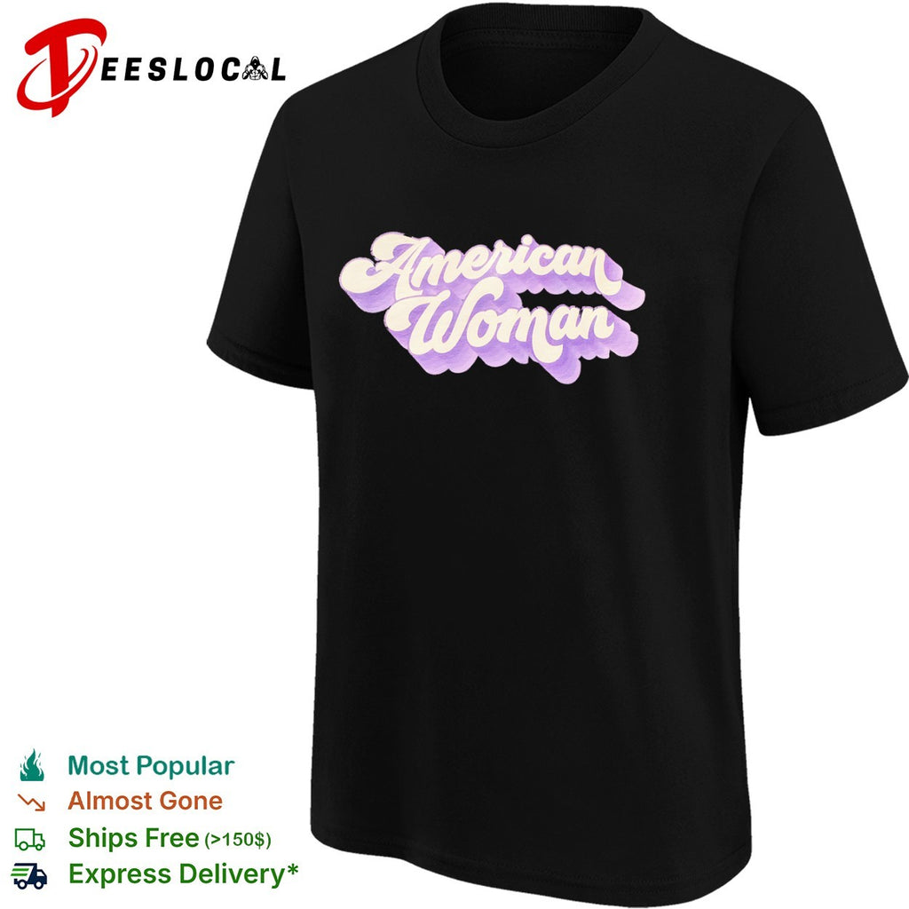 American Woman Retro 1970s Music Rock Band Classic Rock Song Shirt