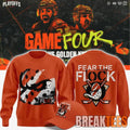 Anaheim Ducks 2026 Fear The Flock Playoff Game 4 Sweatshirt
