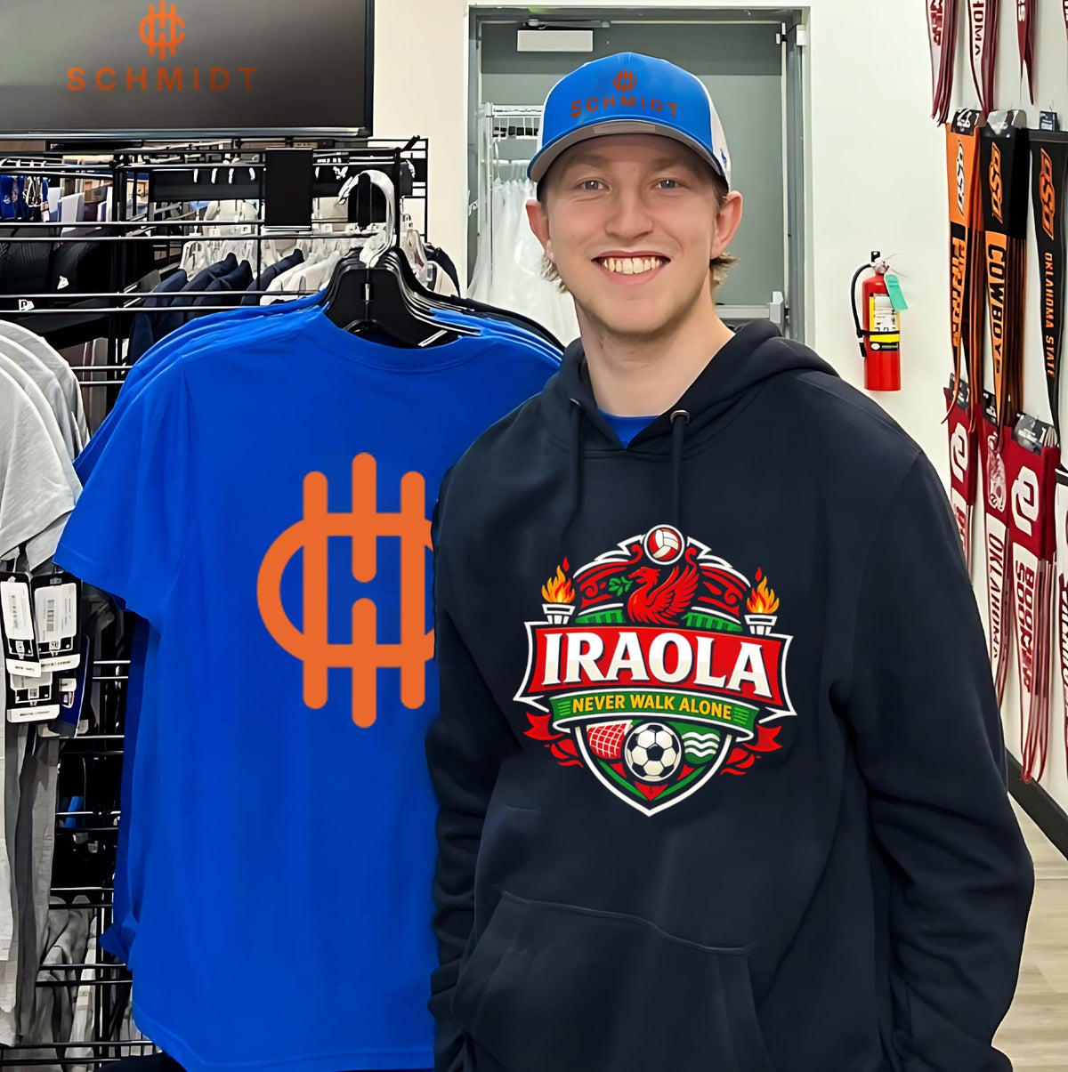 Andoni Iraola Never Walk Alone shirt