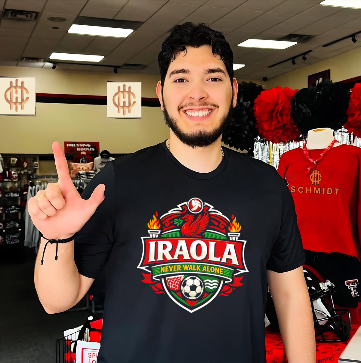 Andoni Iraola Never Walk Alone shirt