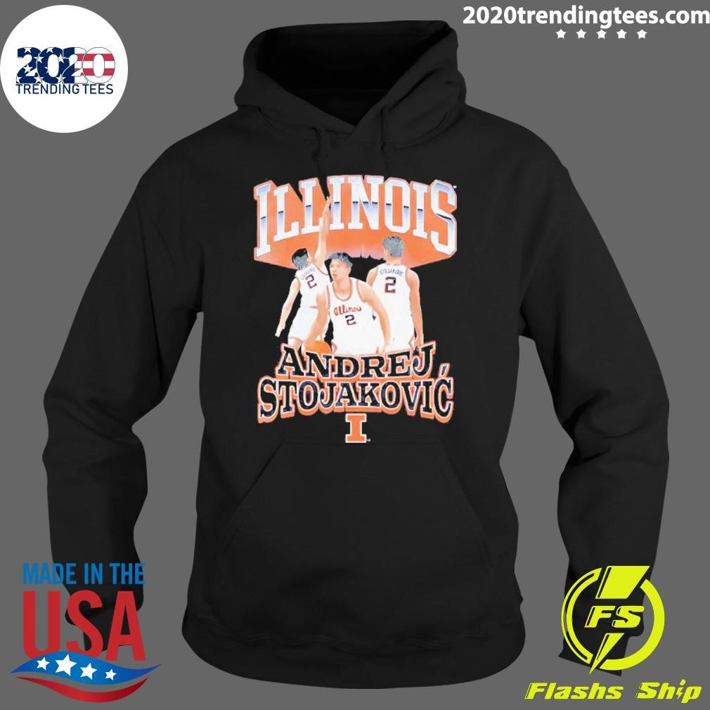 Andrej Stojakovic Illinois Fighting Illini Men’s Basketball Vintage Shirt