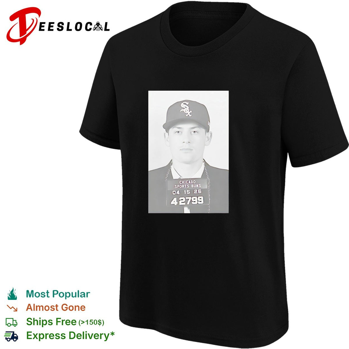 Andrew Benintendi Chicago White Sox MLB Mugshot Shirt