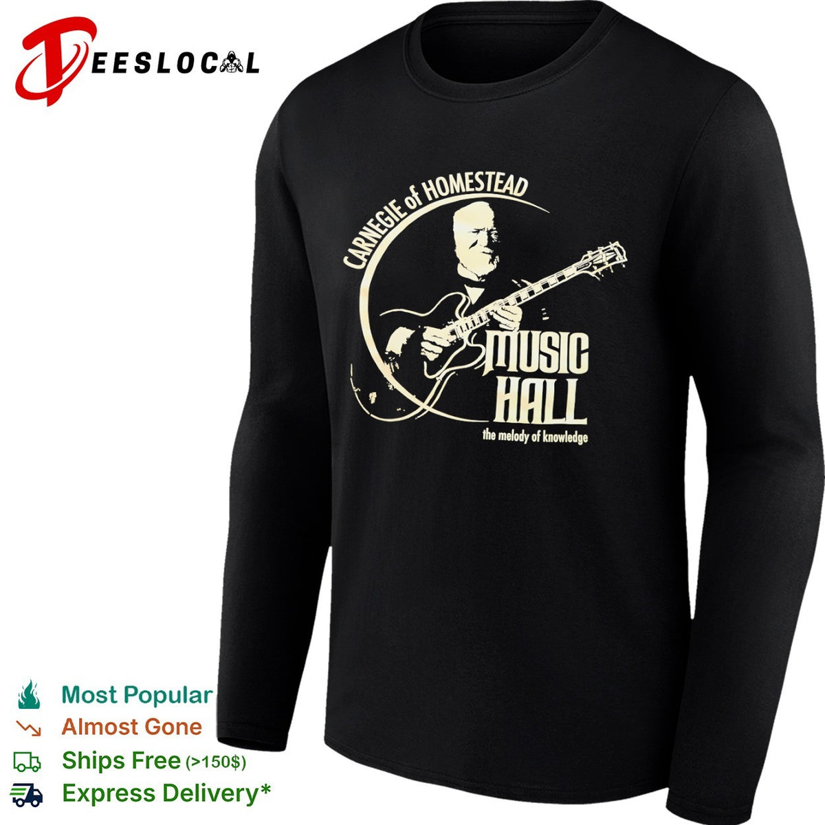 Andrew Carnegie Carnegie of Homestead Music Hall the melody of knowledge shirt