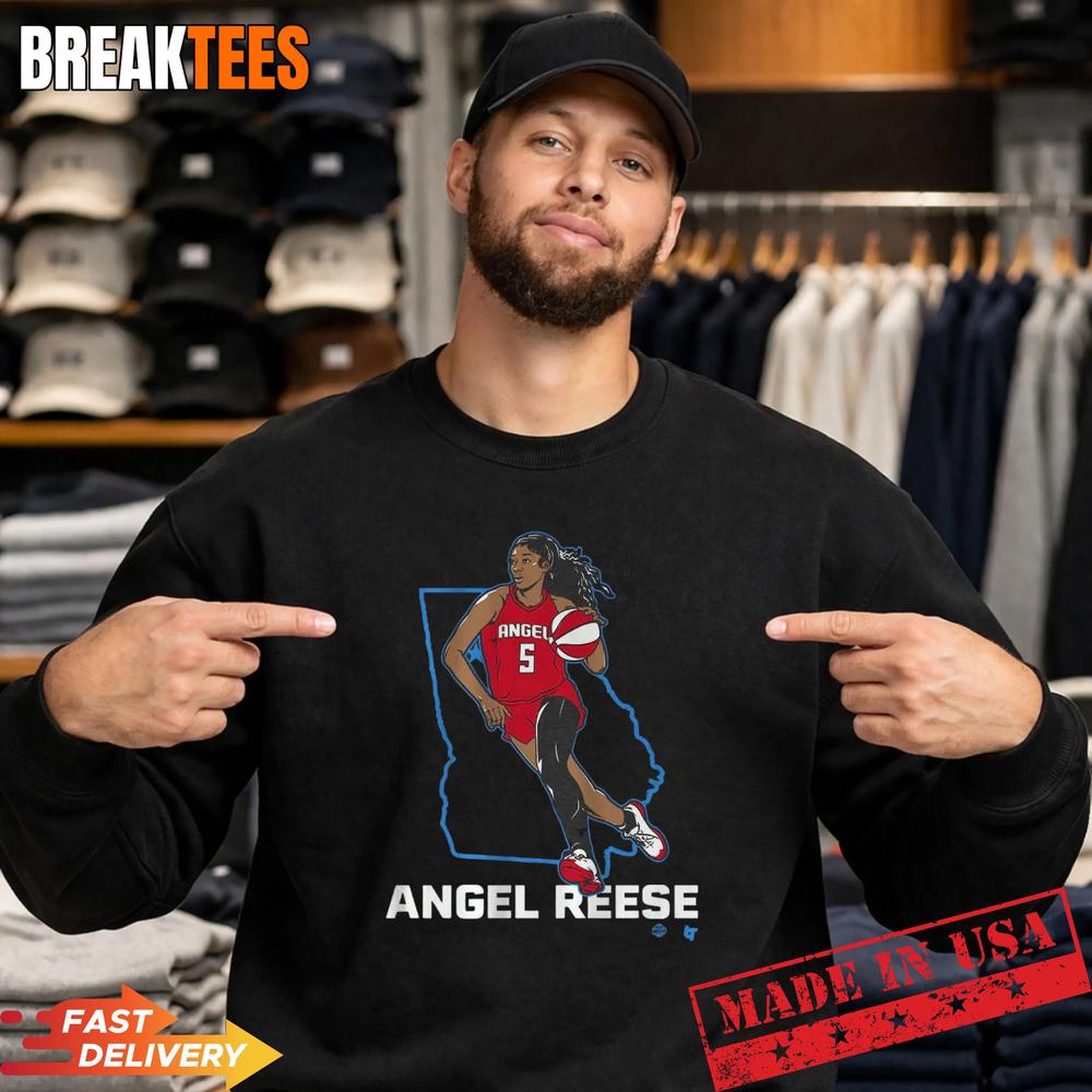 Angel Reese ATL State Star WNBA Basketball T-Shirt